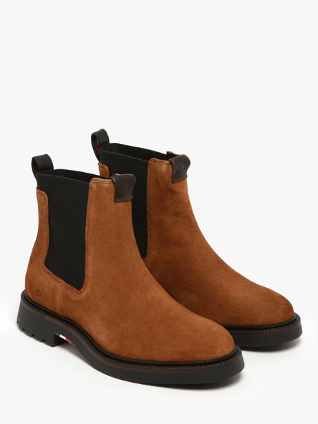 Chelsea Boots Uit Leder Tommy hilfiger Bruin men 5592GVQ ander zicht 1